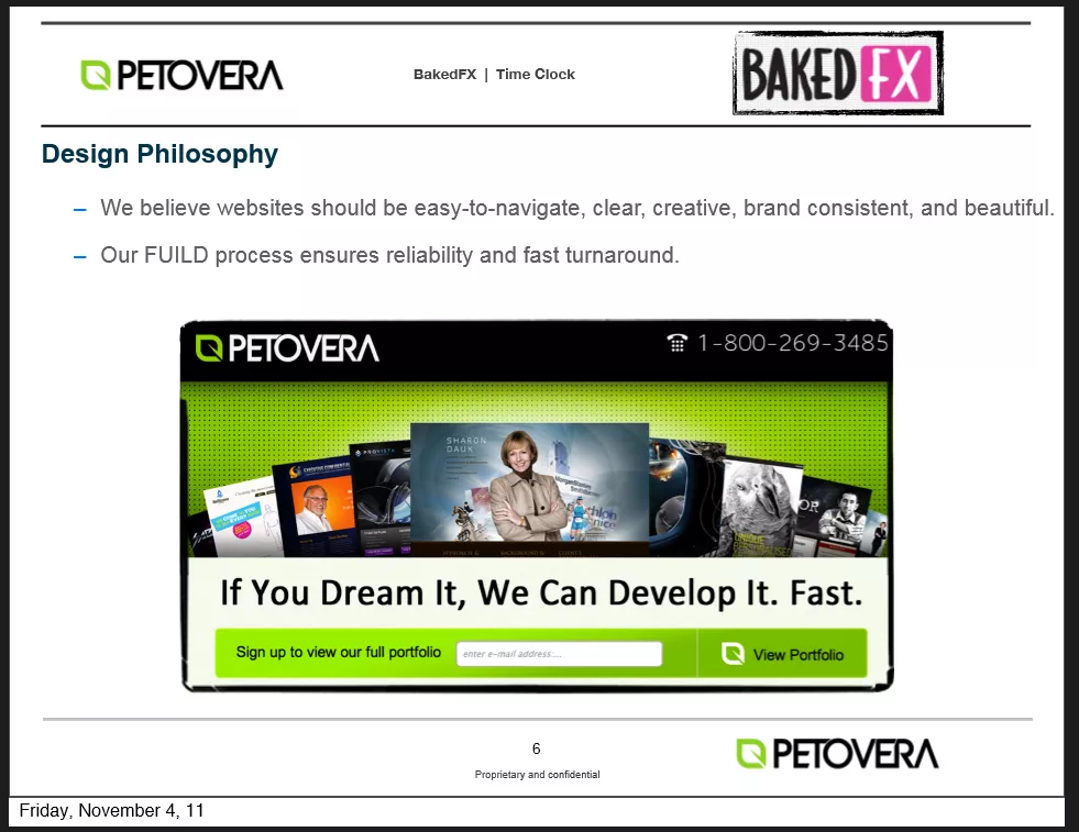 Website design portfolio.  Marketing agency.