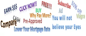 Email marketing spammy phrases.