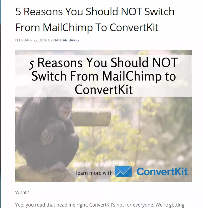 ConvertKit email marketing guide.