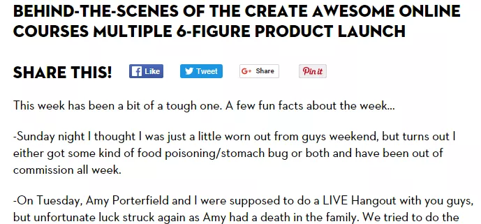 Behind-the-scenes product launch.