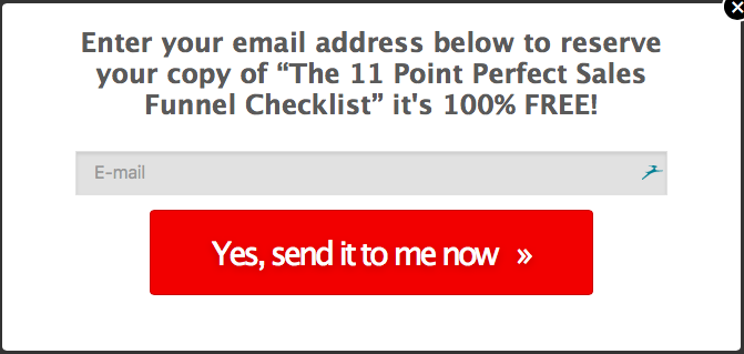 Free sales funnel checklist.