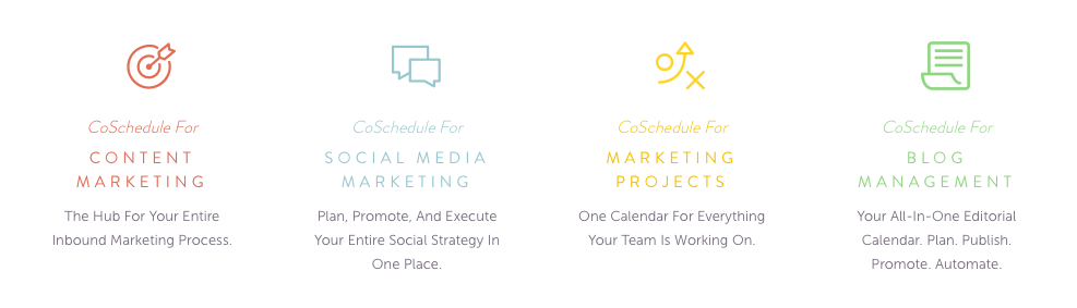 CoSchedule content marketing tools.