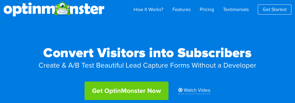 OptinMonster: convert visitors.
