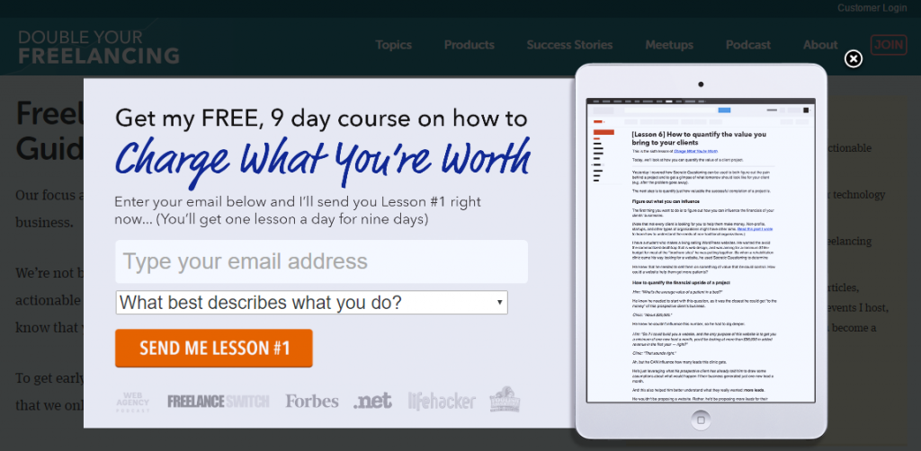 Free 9-day course on charging.