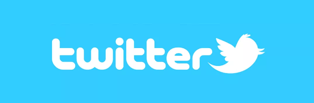 Twitter logo, social media platform.