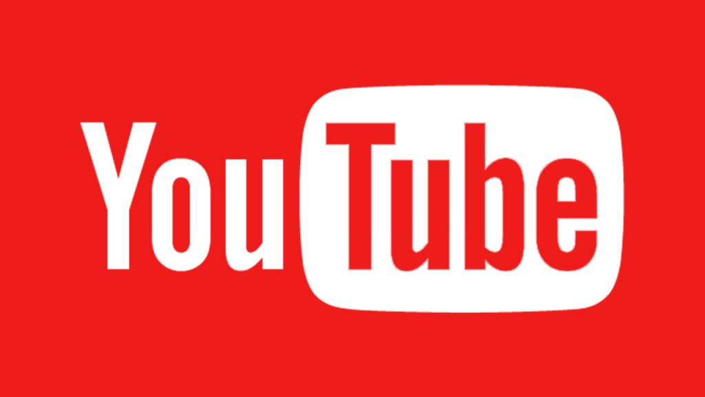 YouTube logo, video platform.