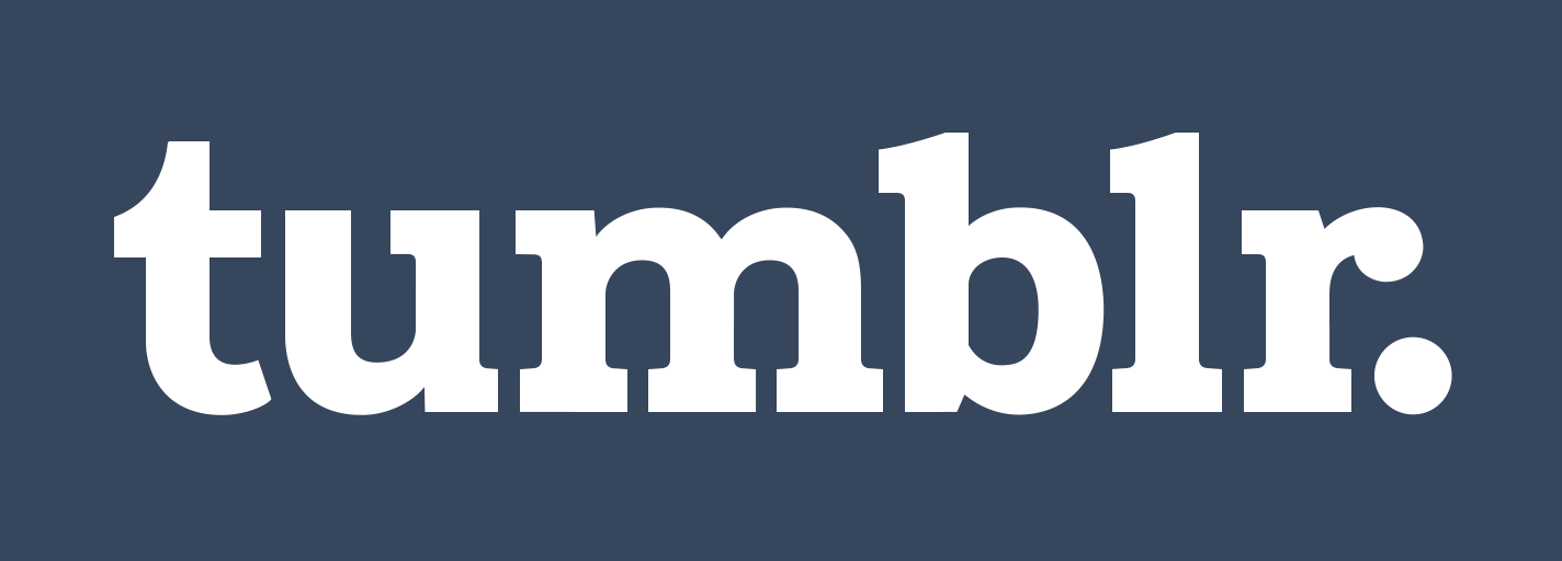 Tumblr logo, social media platform.