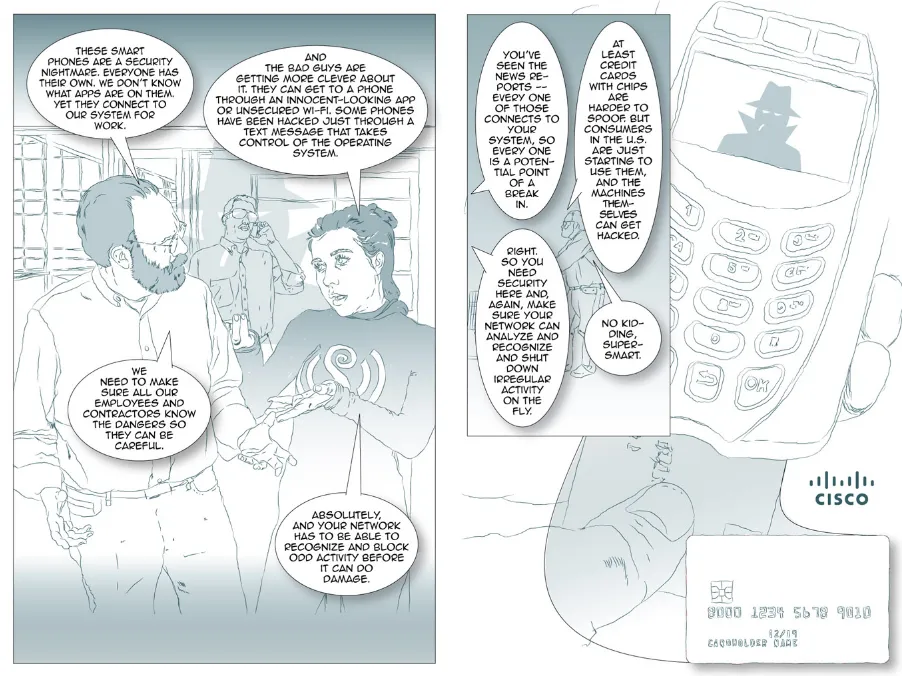 Cybersecurity graphic novel, SuperSmart's quest.