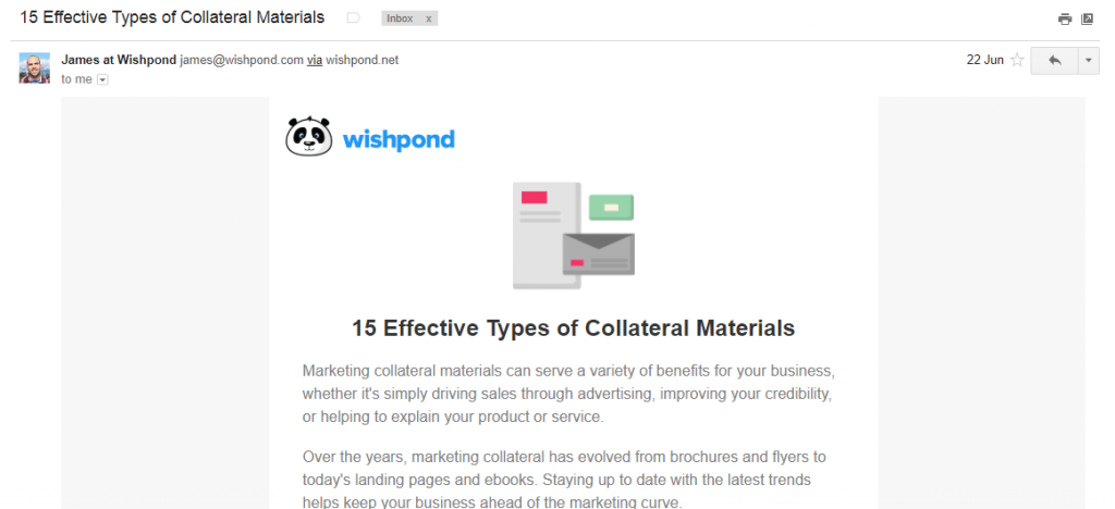 Wishpond marketing collateral image.