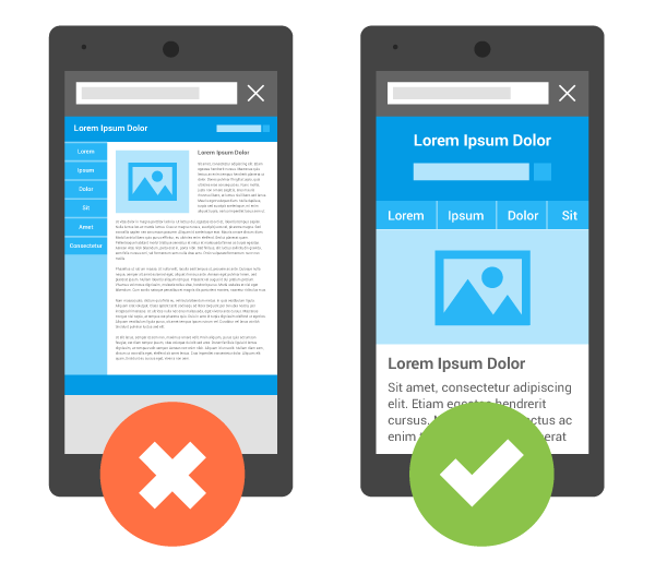 Mobile-friendly website design.