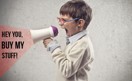Child yelling