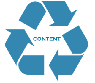 Recycle content for better reach.