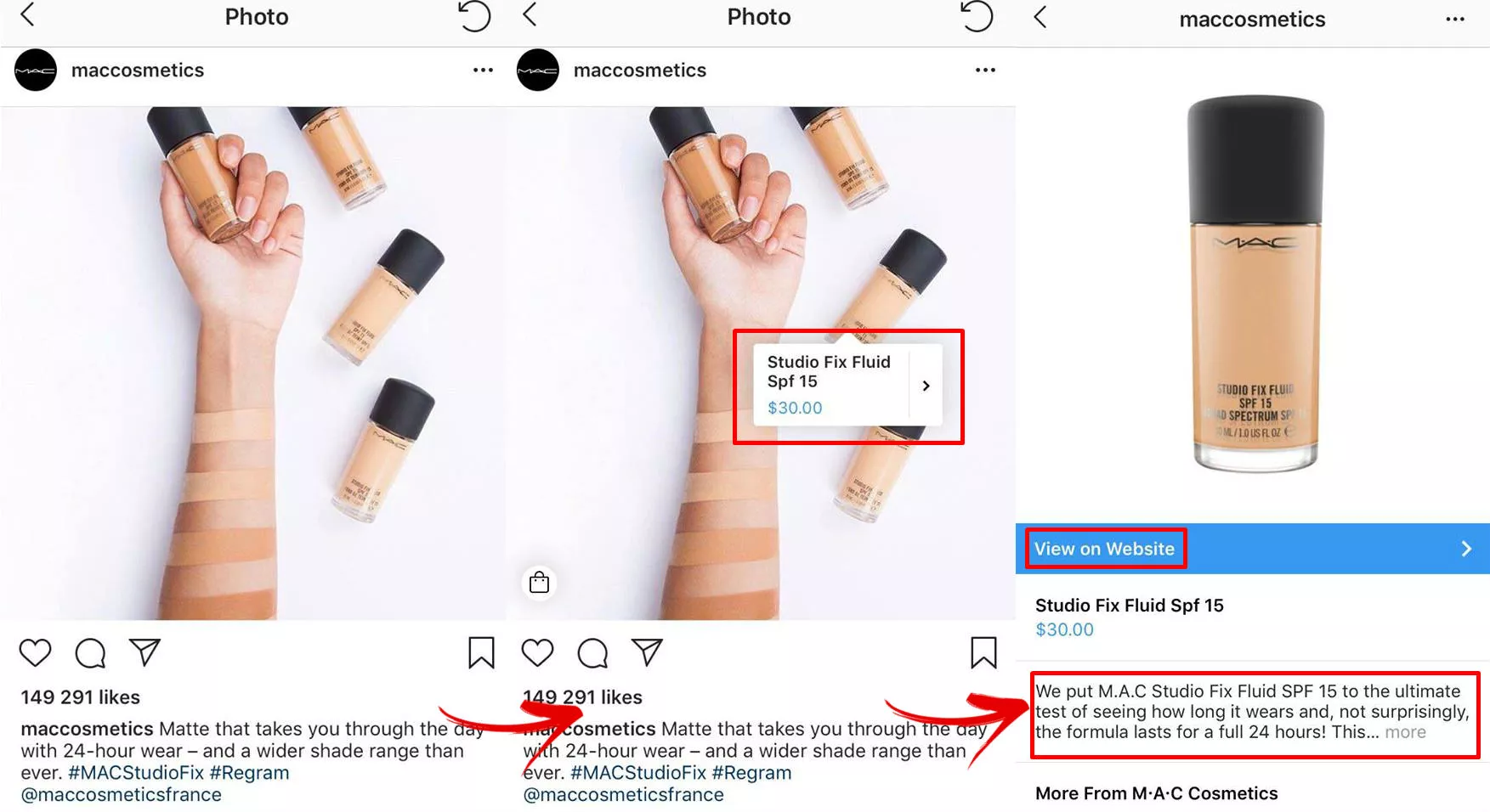 MAC Studio Fix Fluid SPF 15 foundation.