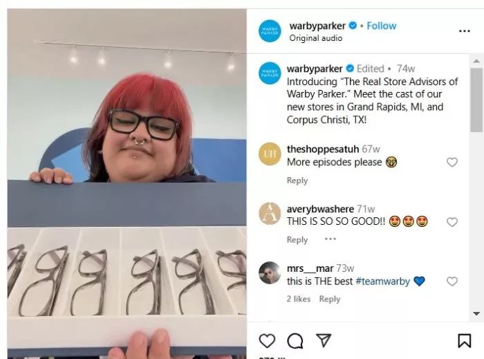 behind the scene warby parker