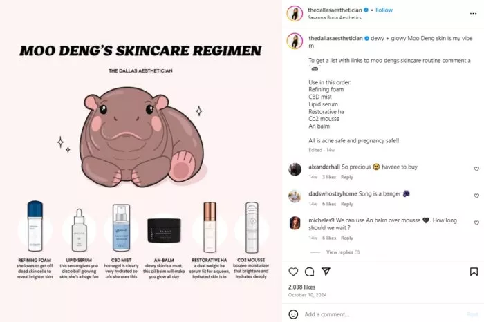 viral content moodeng