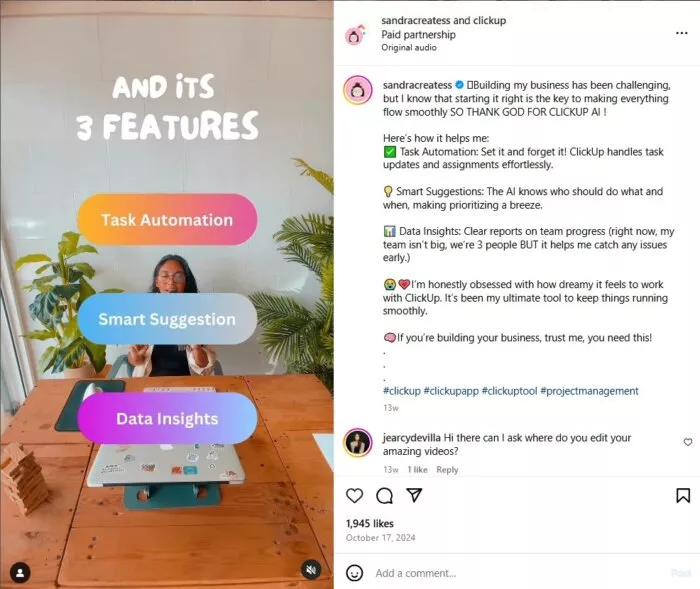 click up customer stories