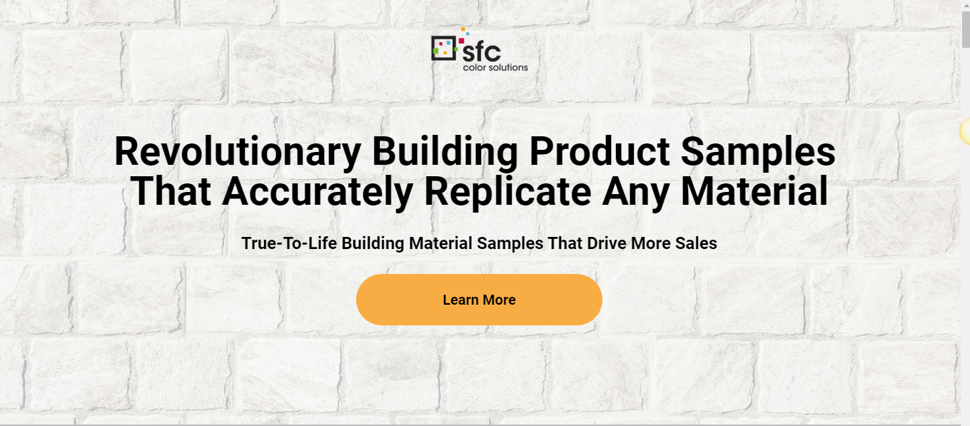 Building product samples, accurate replicas.