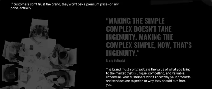 People meeting, discussing brand.