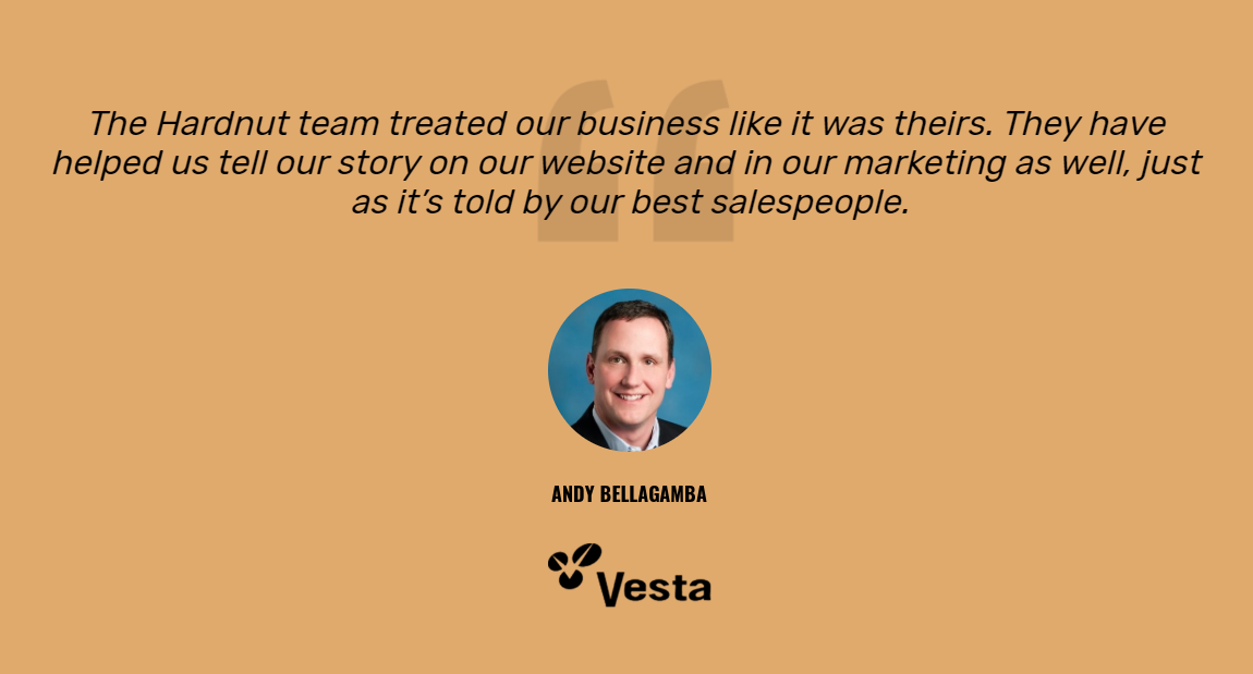 Testimonial from Andy Bellagamba, Vesta.