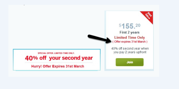 40% off second year. Limited time.