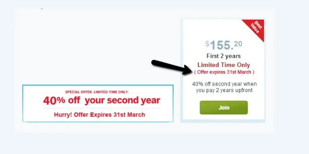 40% off second year. Limited time.