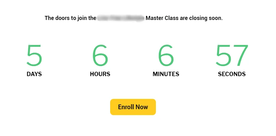 Limited-time Master Class. Enroll Now.
