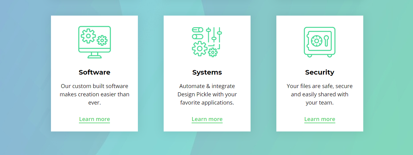 Software, systems, security features.