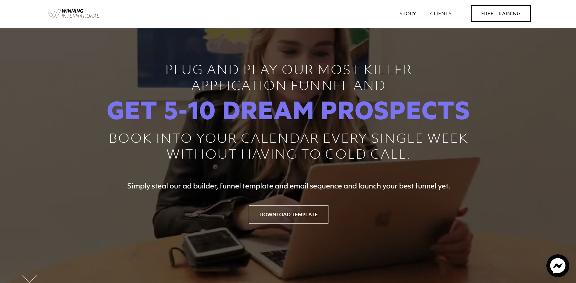 Sales funnel template for diverse businesses.