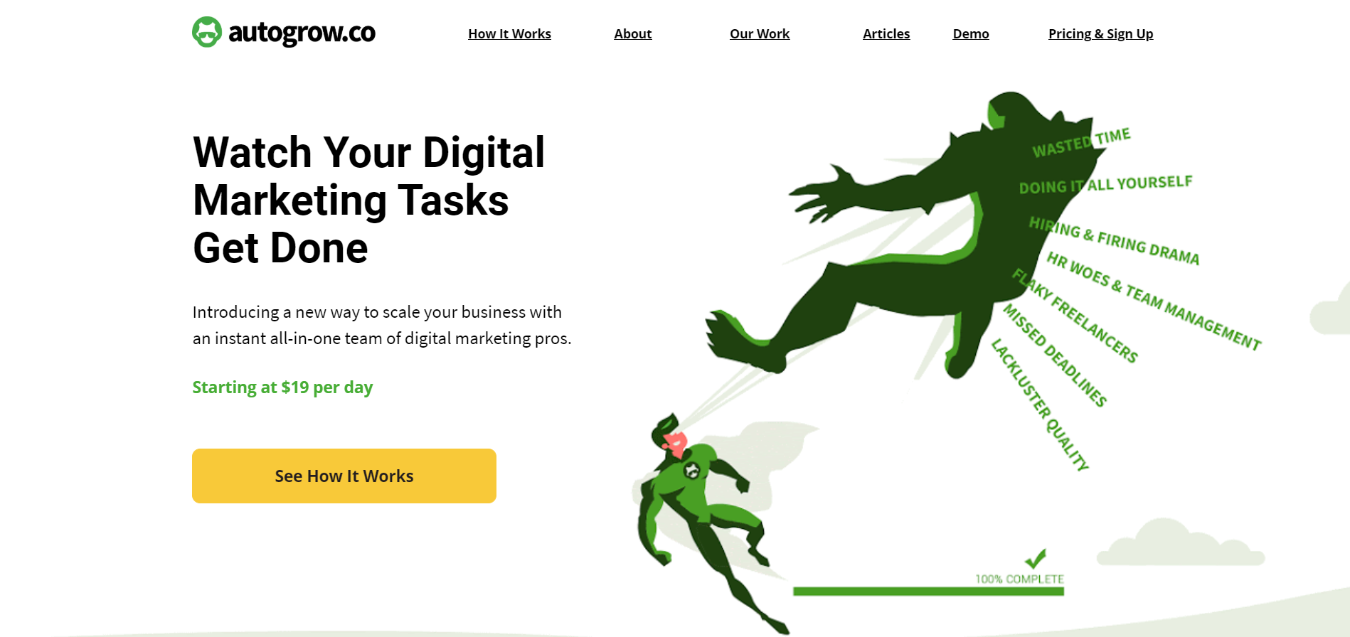 Digital marketing tasks get done.