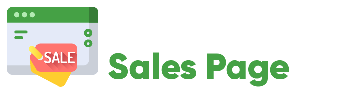 Website sales page for conversions.