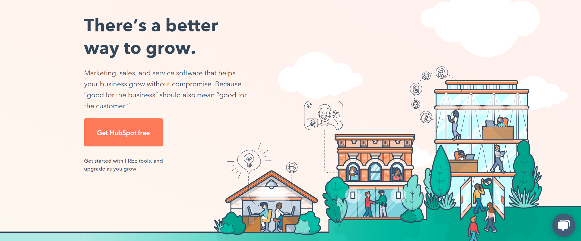 Business growth software, good for customers.