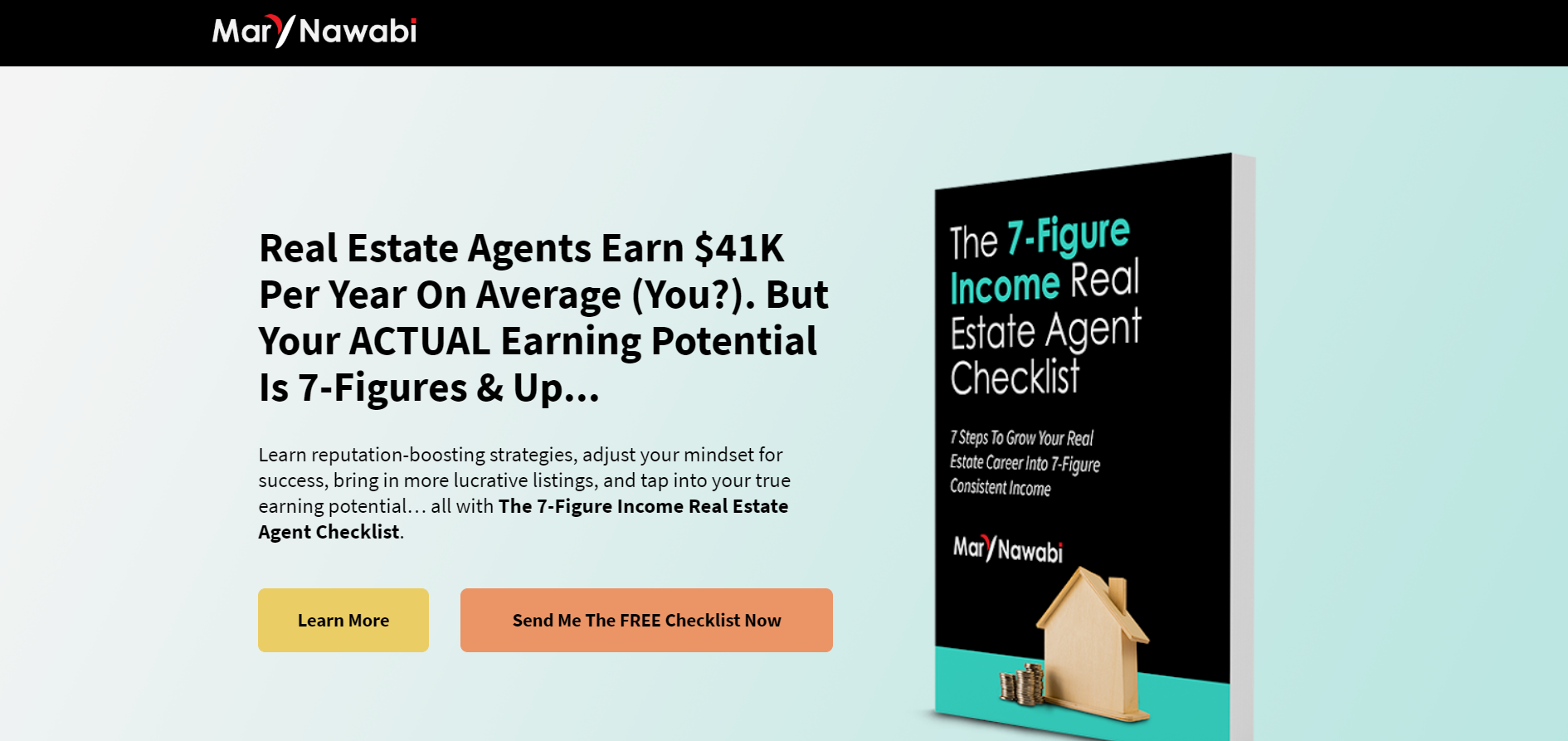 Real estate agent income checklist.