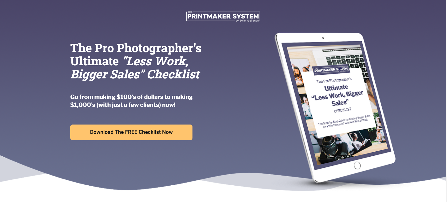 Free checklist for bigger sales.