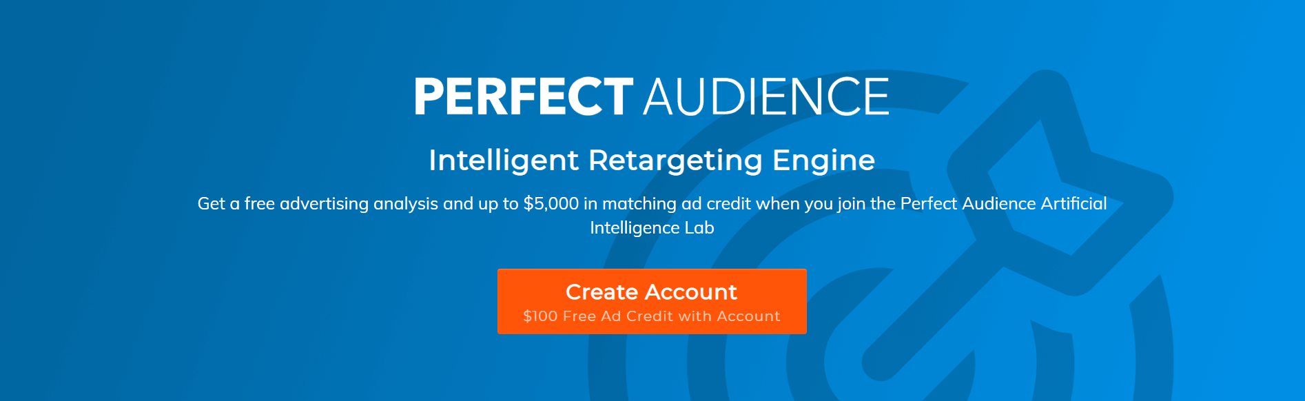 Perfect Audience retargeting engine.  Free analysis, $5k credit.