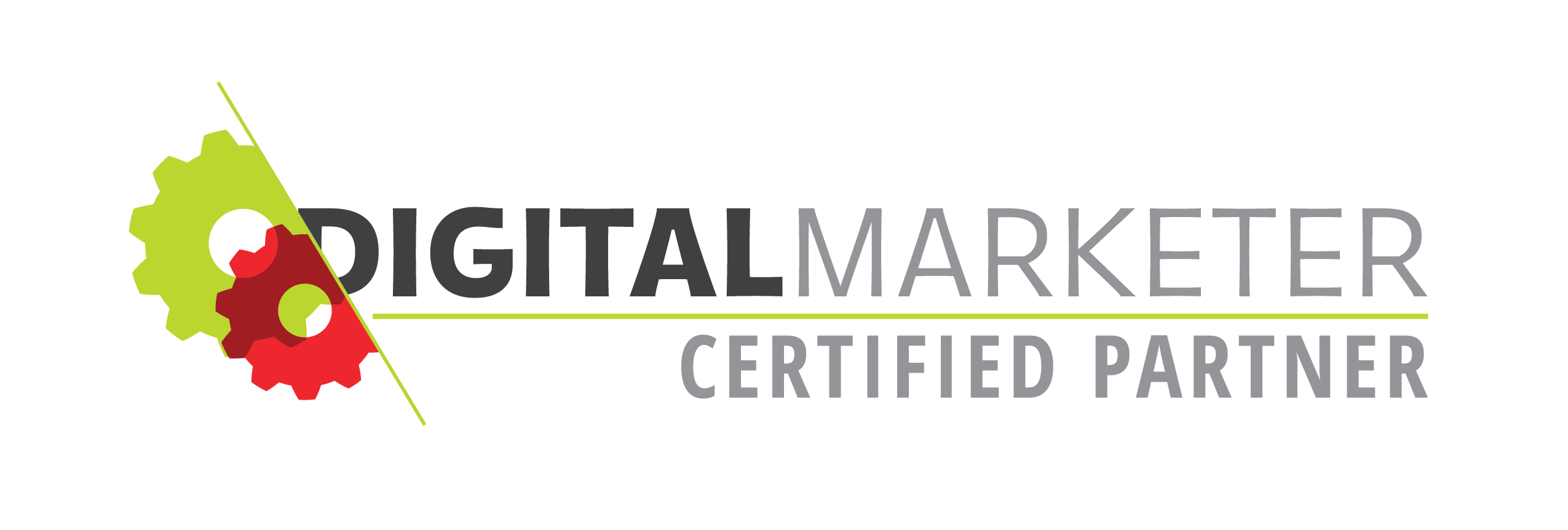 Digital Marketer logo, certified partner.