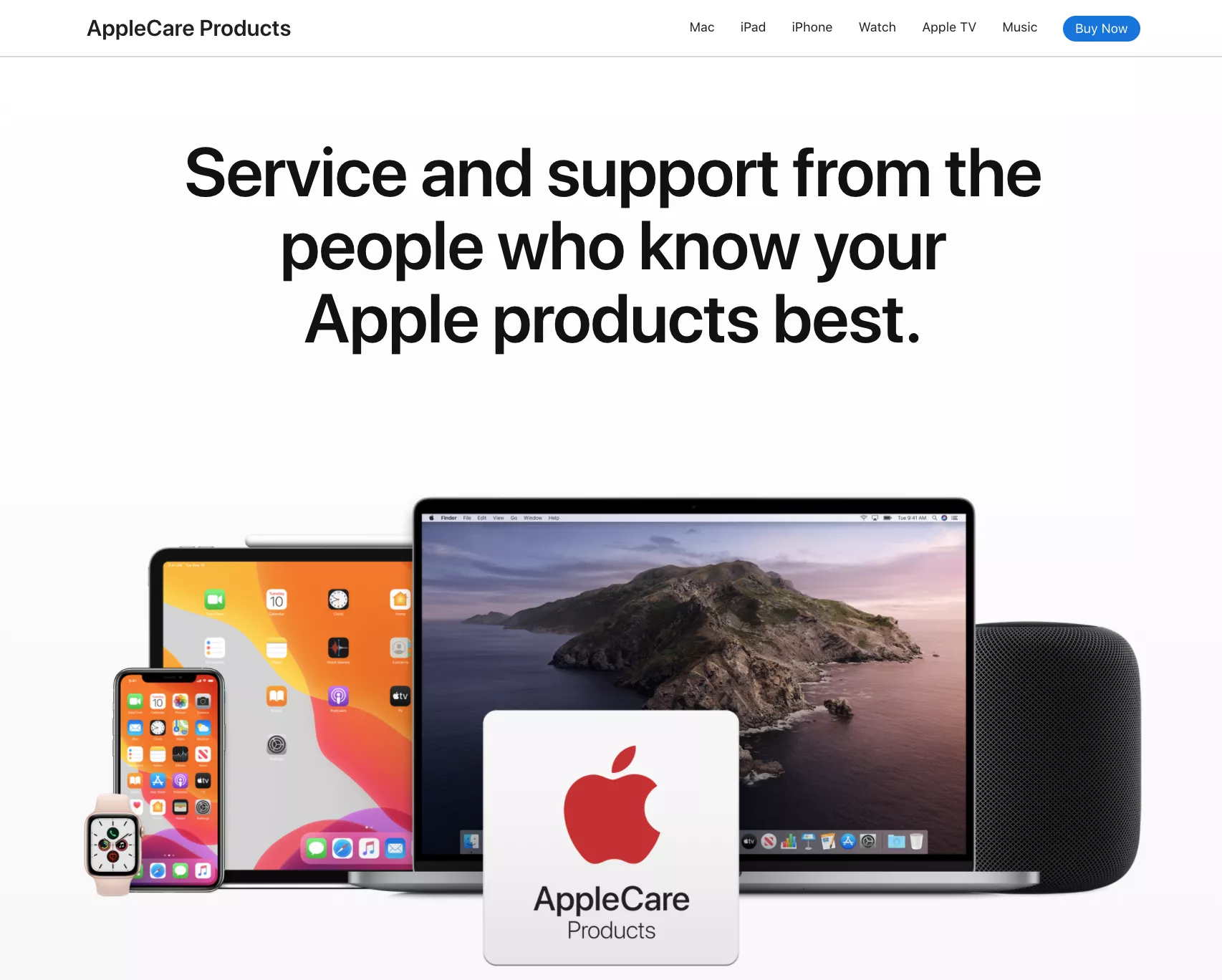 AppleCare products and services.
