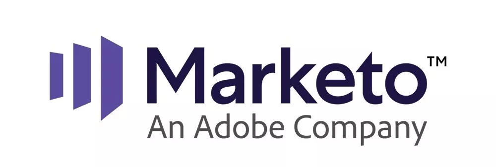 Marketo logo, marketing automation.