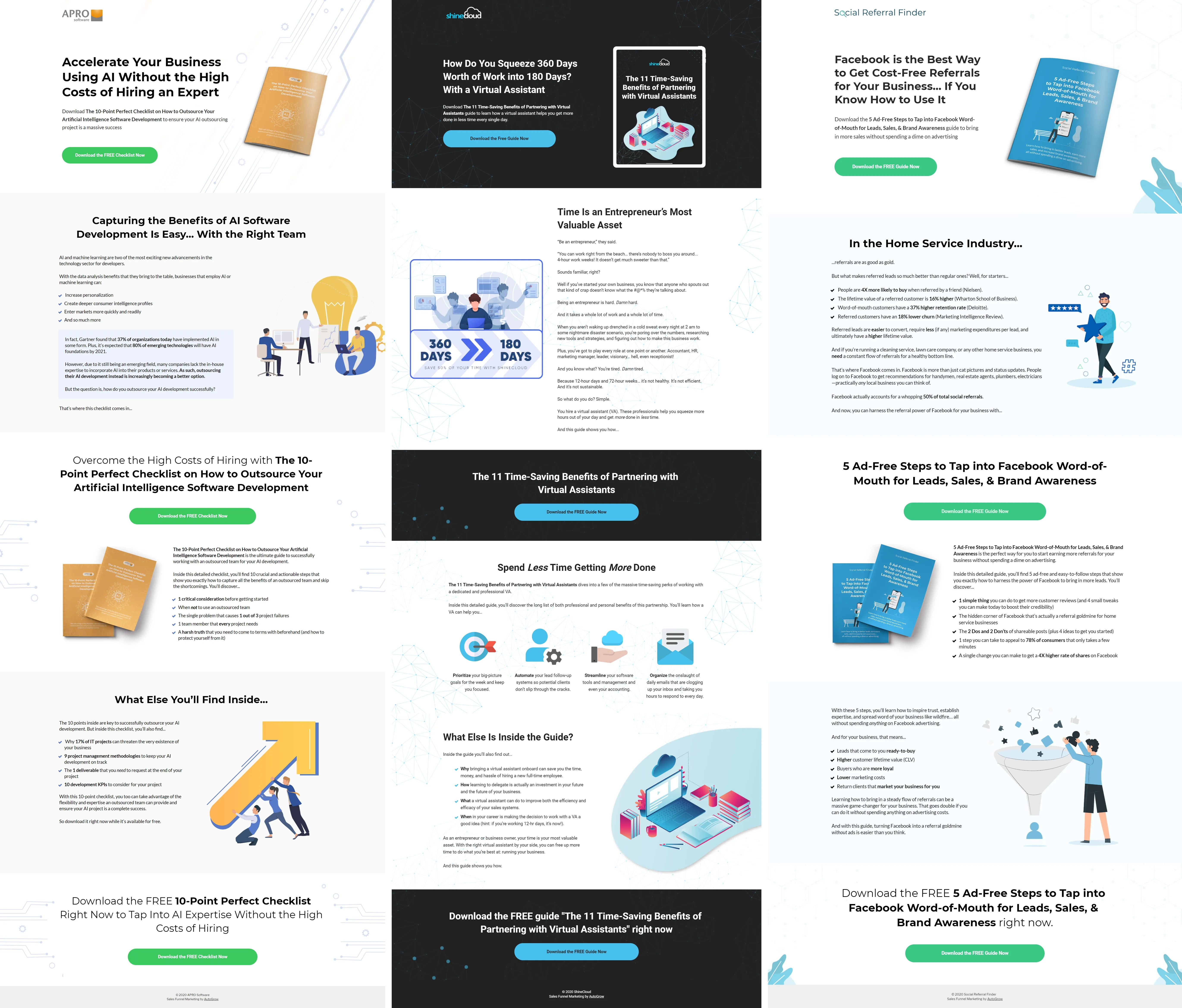 AI outsourcing checklist, high conversion leads.