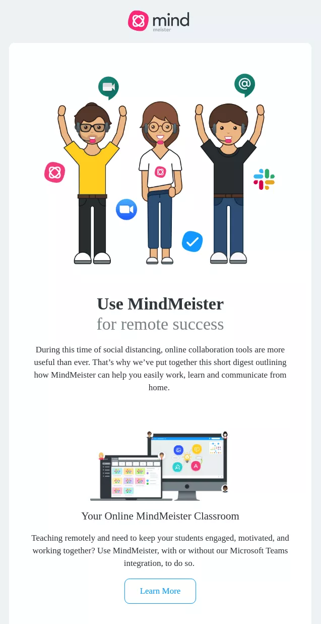 Remote work collaboration tools.