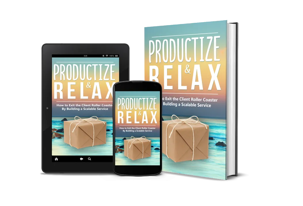 Productize & Relax ebook cover.