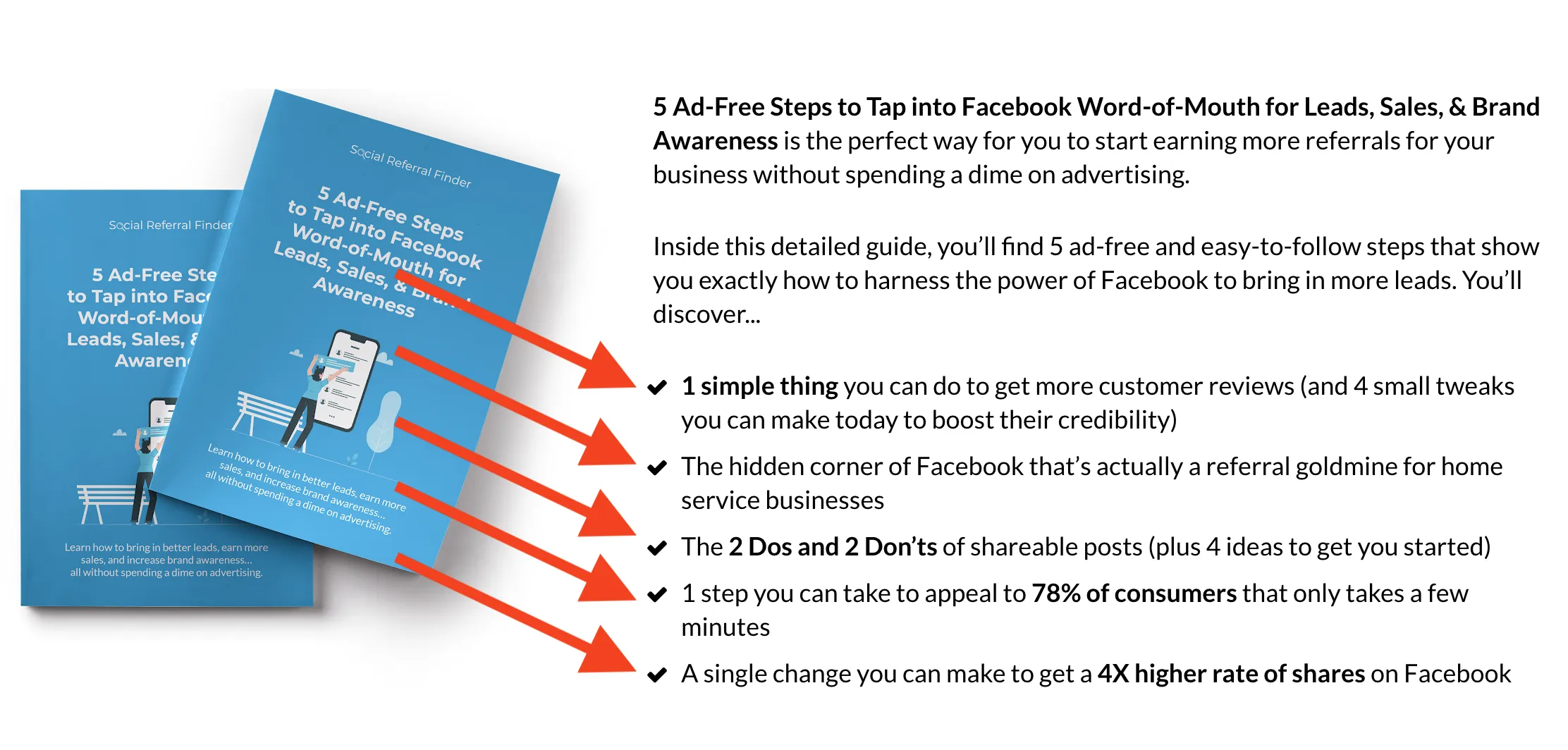 Facebook referral guide; 5 ad-free steps.
