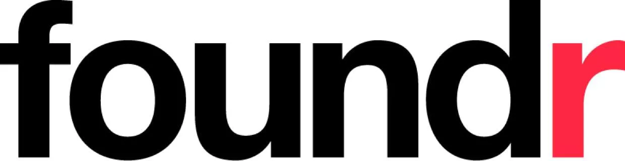 Foundr logo, company name.