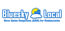 BlueSkyLocal logo. Restaurant software.