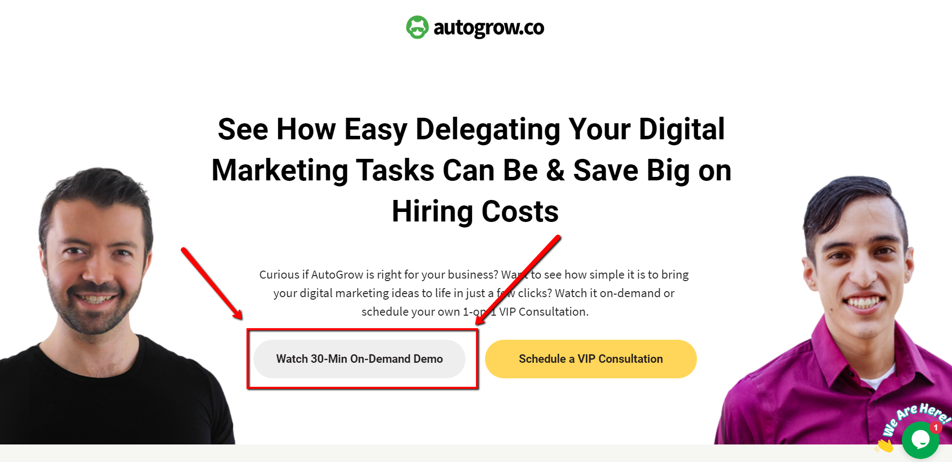 Watch demo video, save on hiring.