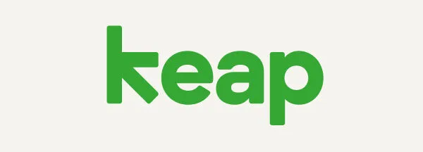Keap logo, business solutions.