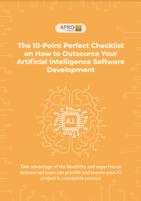AI software outsourcing checklist.