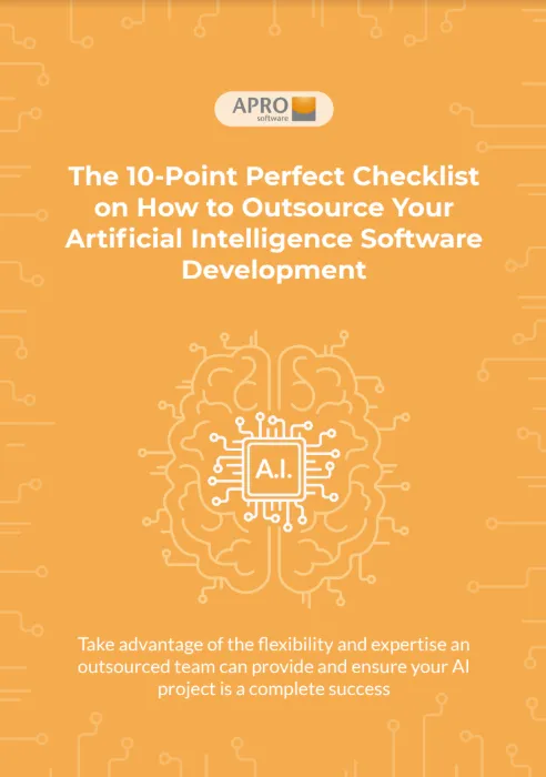 AI software outsourcing checklist.
