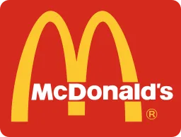 McDonald's logo, red and yellow.