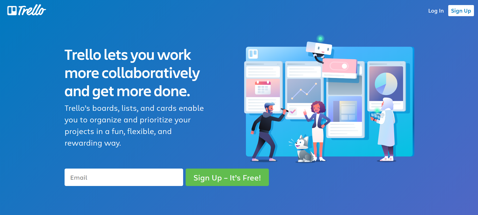Trello: collaborative project tool.