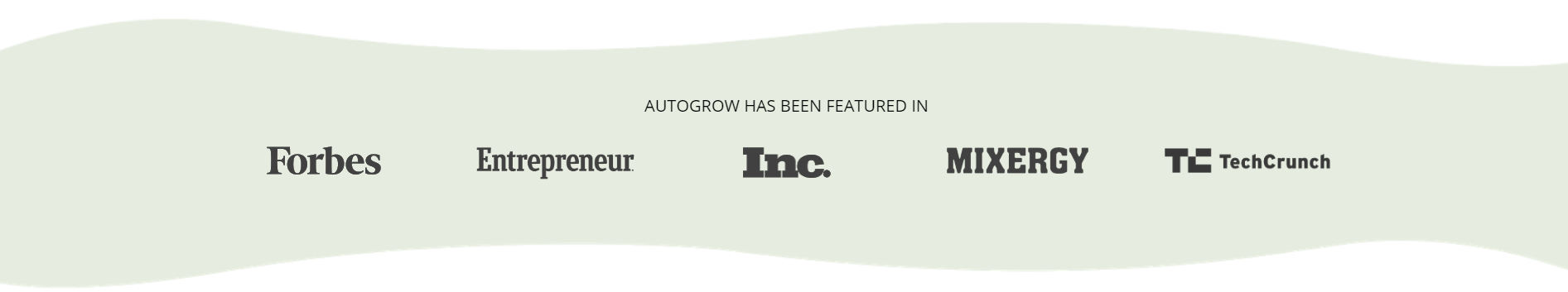 Logos of featured publications.